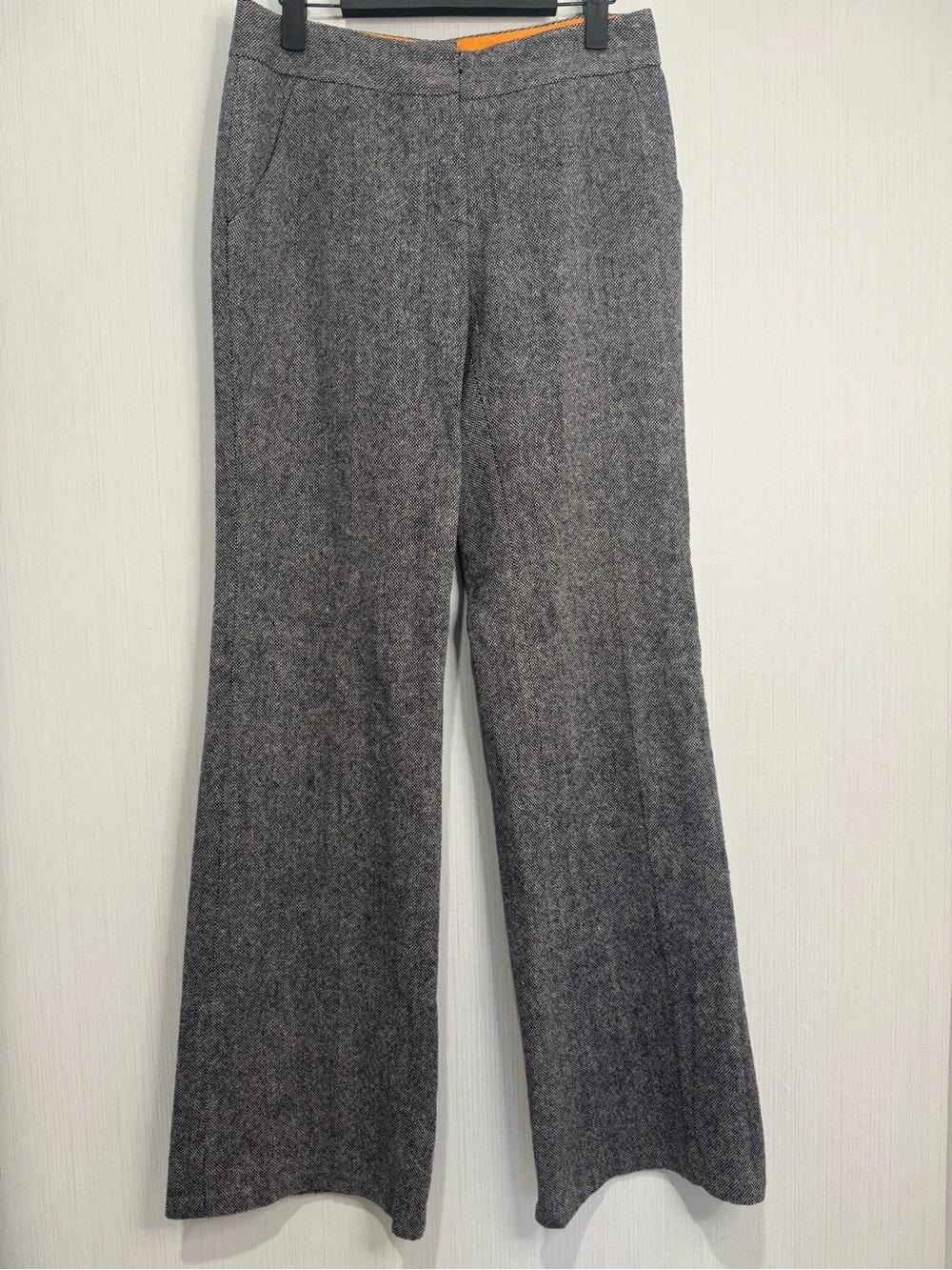 Tory Burch Wool Blend Trouser Dress Pants. Dark Navy Blue/Charcoal. Size 2.